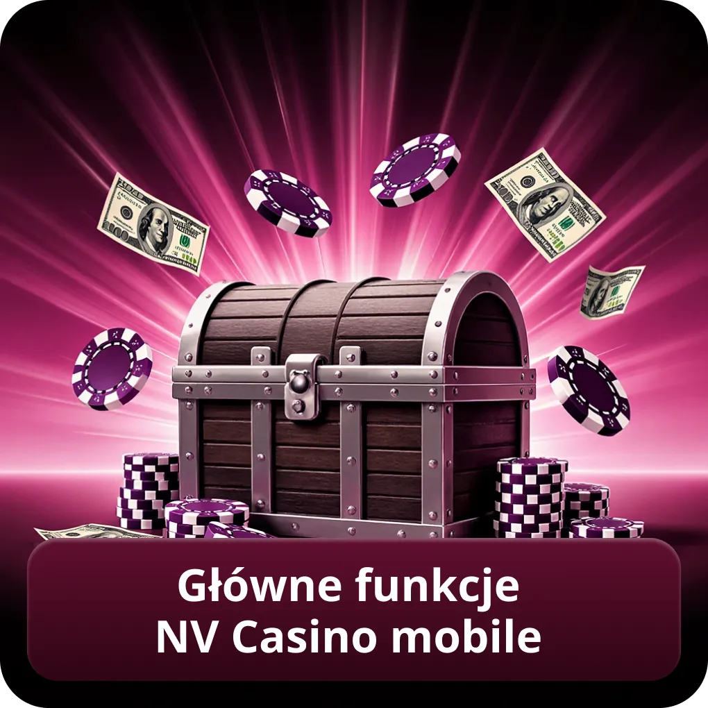 Główne funkcje NV Casino mobile